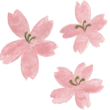 Sakura Flowers Mokuhanga Print Block Japanese Element